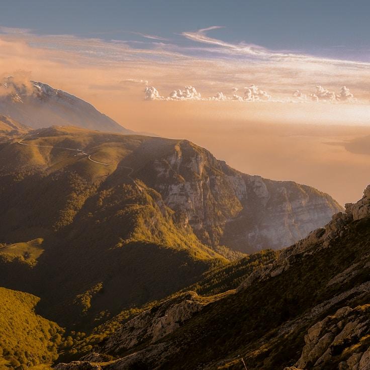 Alpine wilderness landscape